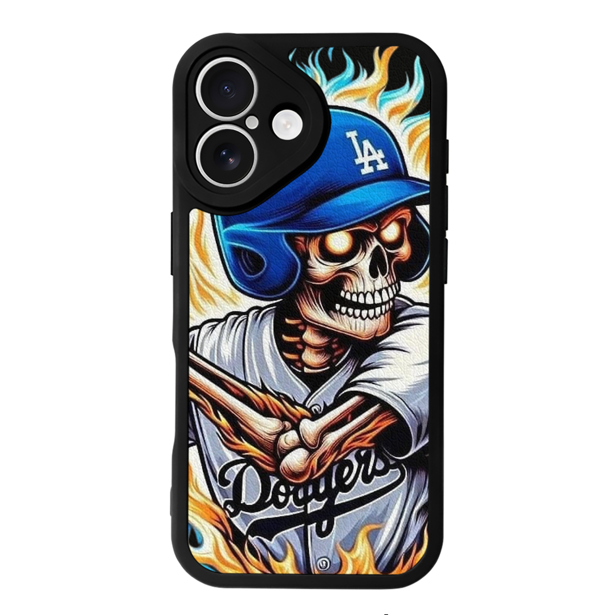  IPhone 16 Silicone Leather Case – UV Print, Lambskin Texture – Perfect Fit, Wireless Charging Compatible, Scratch Resistant, Precise Cutouts – Stylish Protection For IPhone 16